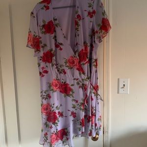 Beautiful floral Wrap Dress